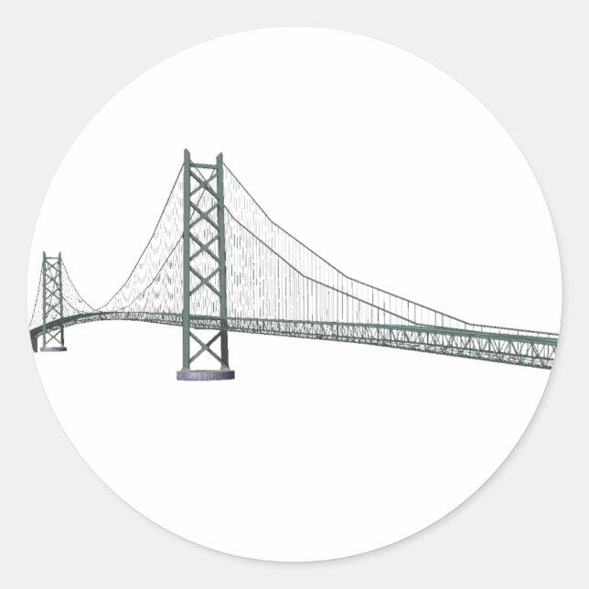 Adesivo Ponte de Suspensão Akashi Kaikyo: Pearl (Frente)