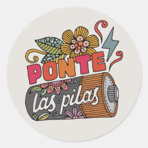 Adesivo Ponte Las Pilas Citação Motivacional Espanhola D