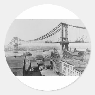 Adesivo Ponte Manhattan Construção de Impressão original 1