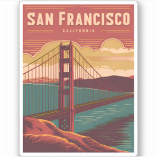 Adesivo Ponte Ouro San Francisco