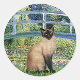 Adesivo Ponte - Selo Point Gato Siamese