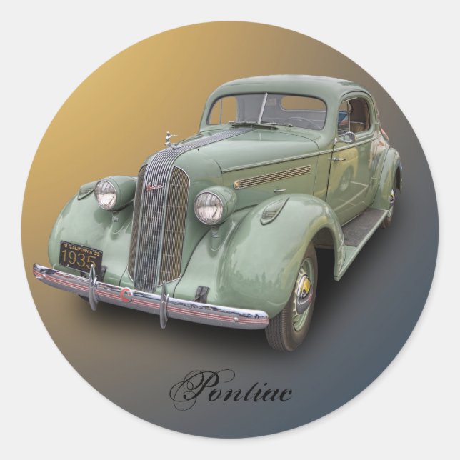 ADESIVO PONTIAC 1935 (Frente)