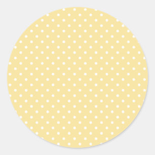 Adesivo Pontinho Clássico Branco - Amarelo Canário