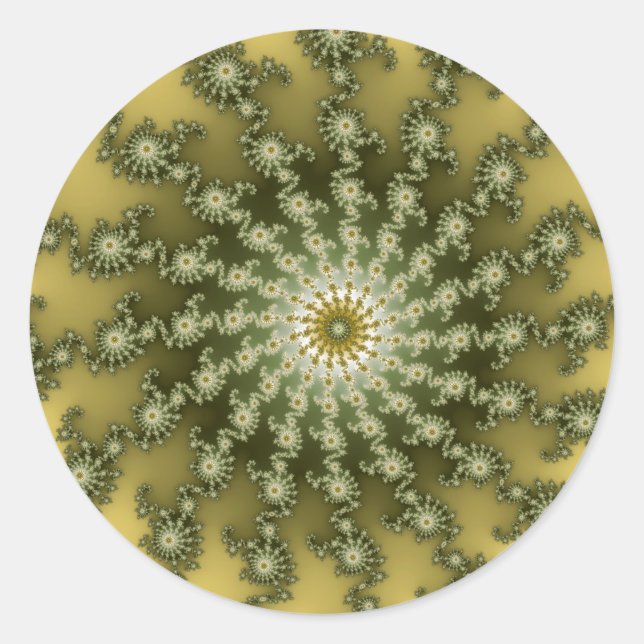 Adesivo Ponto central - Fractal (Frente)