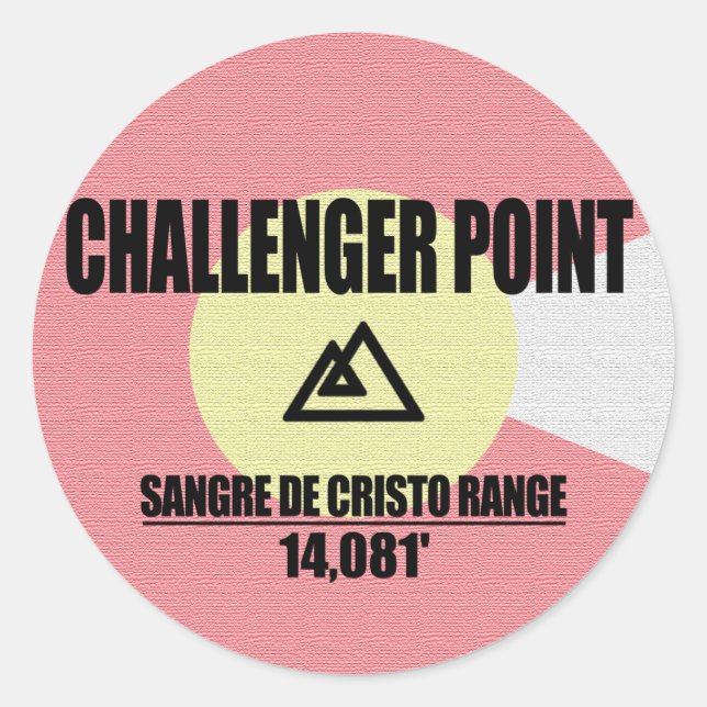 Adesivo Ponto Challenger (Frente)