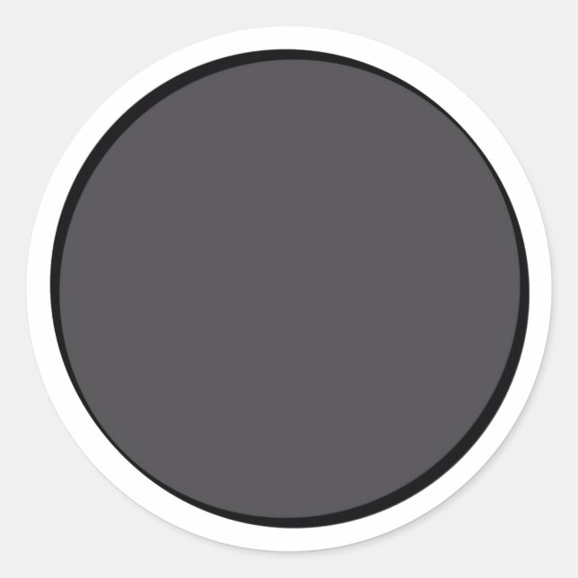 Adesivo Ponto Cinzento Escuro (Frente)