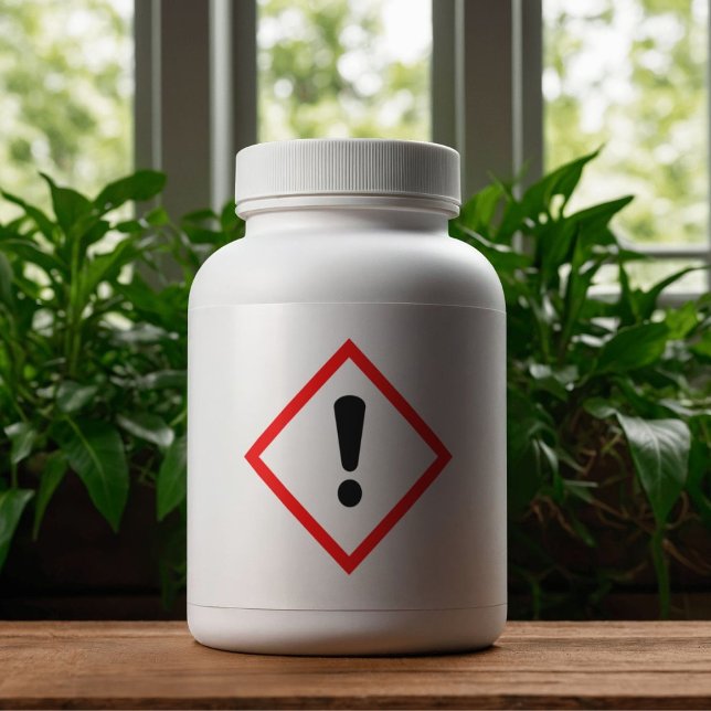 Adesivo Ponto de exclamação - Rótulo GHS (Criador carregado)