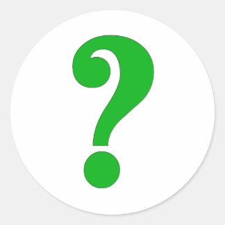 Adesivo Ponto de interrogação