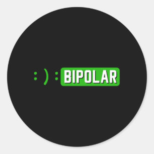 Adesivo Ponto e vírgula Bipolar Mania Doença Mental Ansied