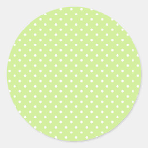 Adesivo Pontos Clássicos Branco - Verde Primavera