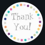 Adesivo Pontos Modernos Obrigado Sticker<br><div class="desc">Pontos Modernos Obrigado Sticker</div>