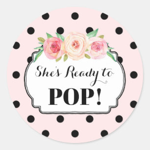 Adesivo Pontos pretos cor-de-rosa está pronta para estala