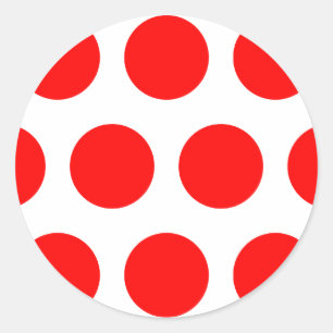 Adesivo Pontos vermelhos grandes