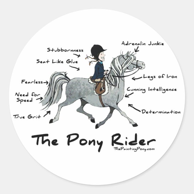 Adesivo Pony Rider (Frente)