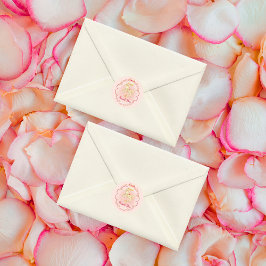 Adesivo Pony Vintage, Rosa E Dourado, Muito Obrigado