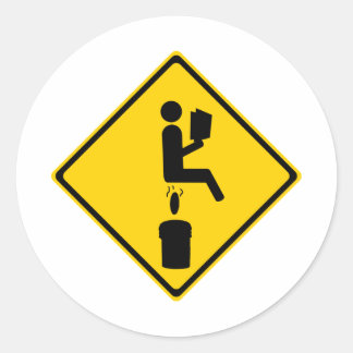 Adesivo Poo no Balde