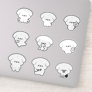 Adesivo Poodle