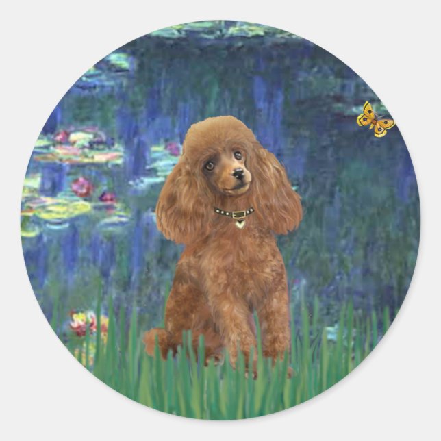 Adesivo Poodle (Damasco 10) - Lírios 5 (Frente)