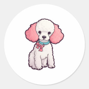 Adesivo Poodle Dog Super Cute