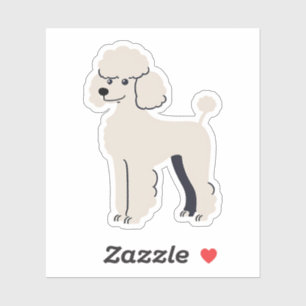 Adesivo Poodle Fofo