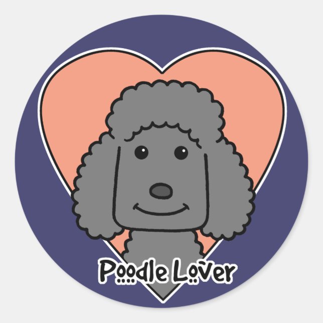 Adesivo Poodle Lover (Frente)