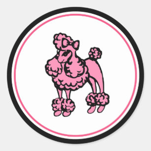 Adesivo Poodle Stickers