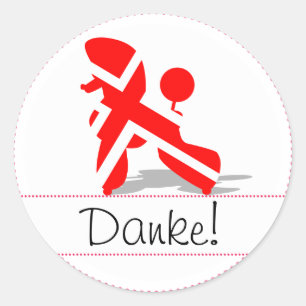 Adesivo Poodles Patrióticos