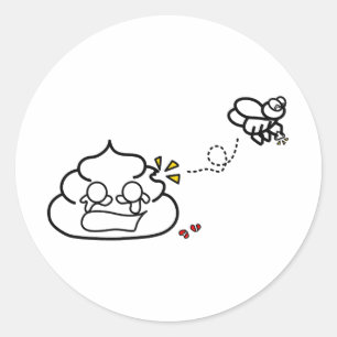 Adesivo Poop quebrado - Brootsch, PooPoo