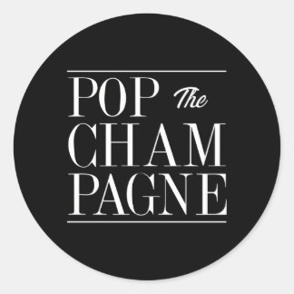 Adesivo Pop A Celebração da Novidade do Champanhe