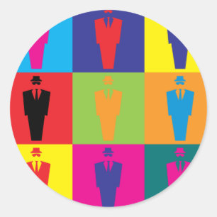 Adesivo Pop art das investigações