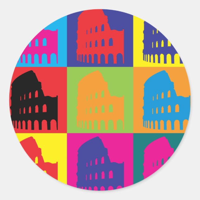 Adesivo Pop Art latino (Frente)