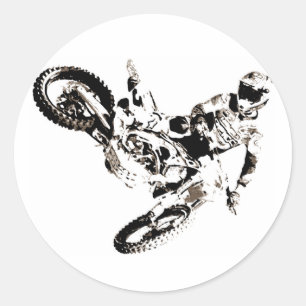 Adesivo Pop Art Motocross Motorcyesporte