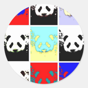 Adesivo Pop Art Panda