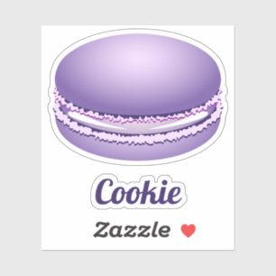 Adesivo Pop Art Purple Macaron Cookie