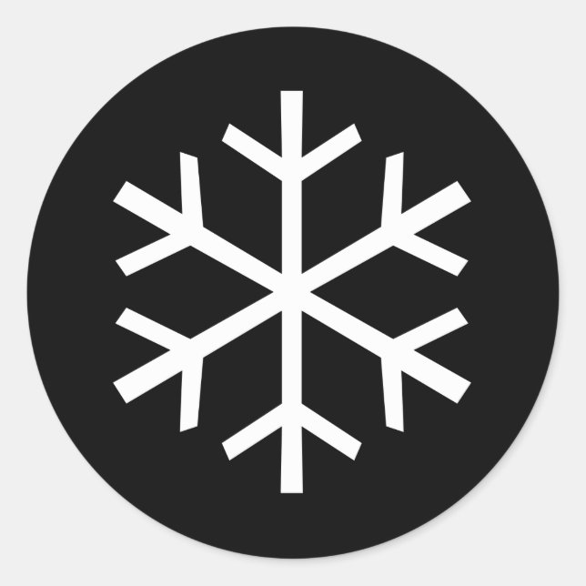 Adesivo Pop Art Snowflakes (Frente)