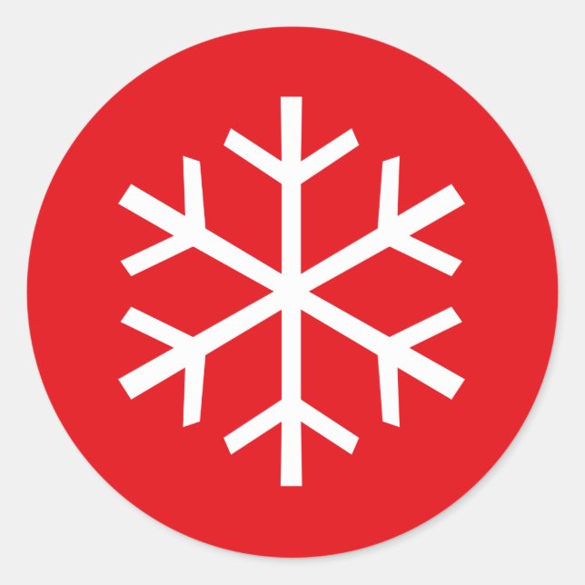 Adesivo Pop Art Snowflakes (Frente)