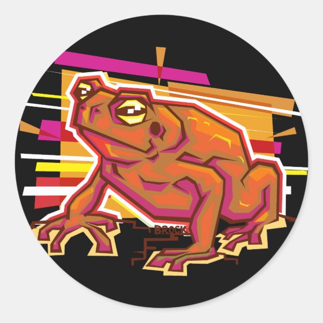 Adesivo Pop Art Toad (Frente)