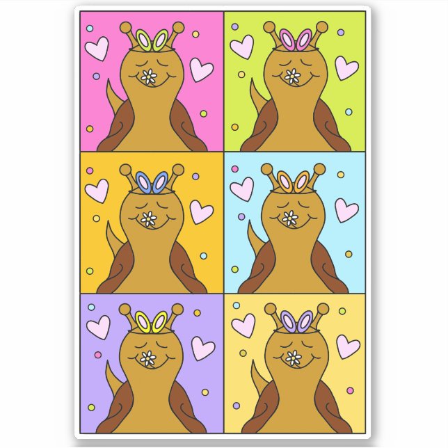 Adesivo Pop Bonito Caracol - Páscoa de Orelhas | Vinil (Frente)