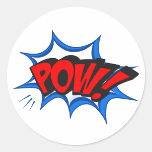 Adesivo Pop de Arte de Comic