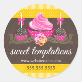 Adesivo Pop de bolos e Cupcakes