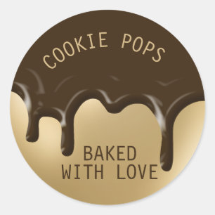 Adesivo Pop de Cookie com Glacés de pastelaria