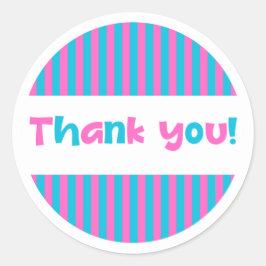 Adesivo Pop de cor - Muito obrigado, Sticker