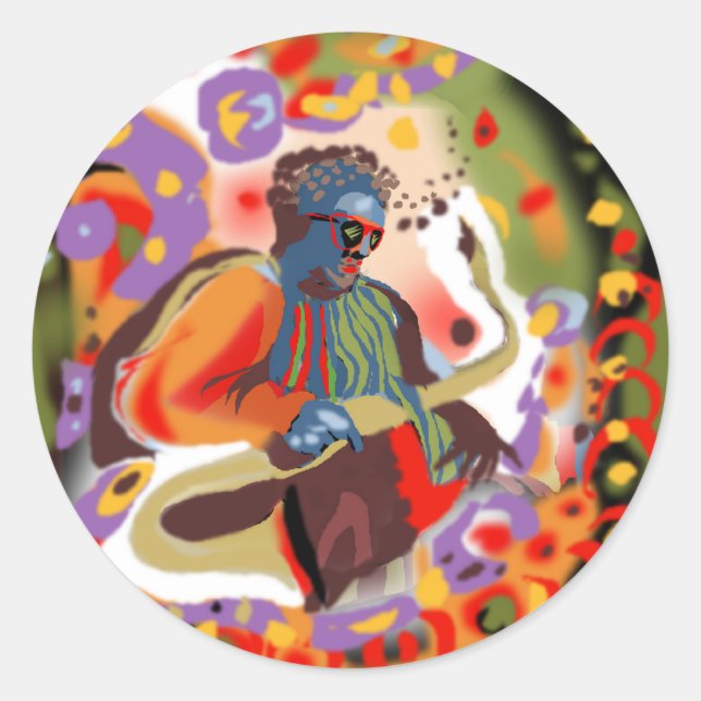 Adesivo **Pop Jazz MAn** (Frente)