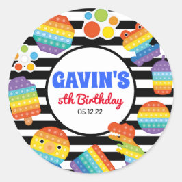 Adesivo Pop Toca de Aniversário, Pau de Aniversário de Fid