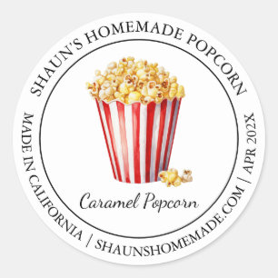 Adesivo Popcorn Modern label