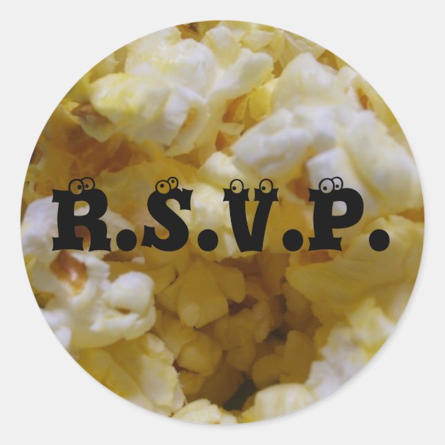 Adesivo Popcorn RSVP (Frente)