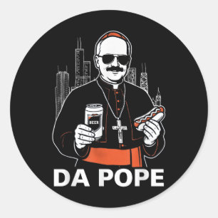 Adesivo Pope América Papa Leo Xiv