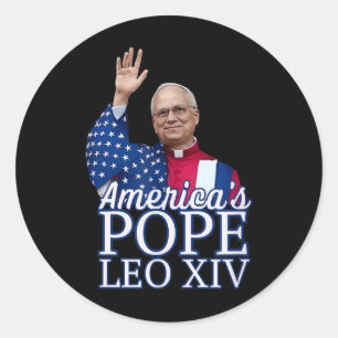 Adesivo Pope Americano Leo Xiv Primeiro Papa Americano De