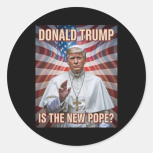 Adesivo Pope Engraçado E Presidente Donald Trump9