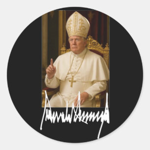 Adesivo Pope Trump Engraçado Presidente Americano Trump Va